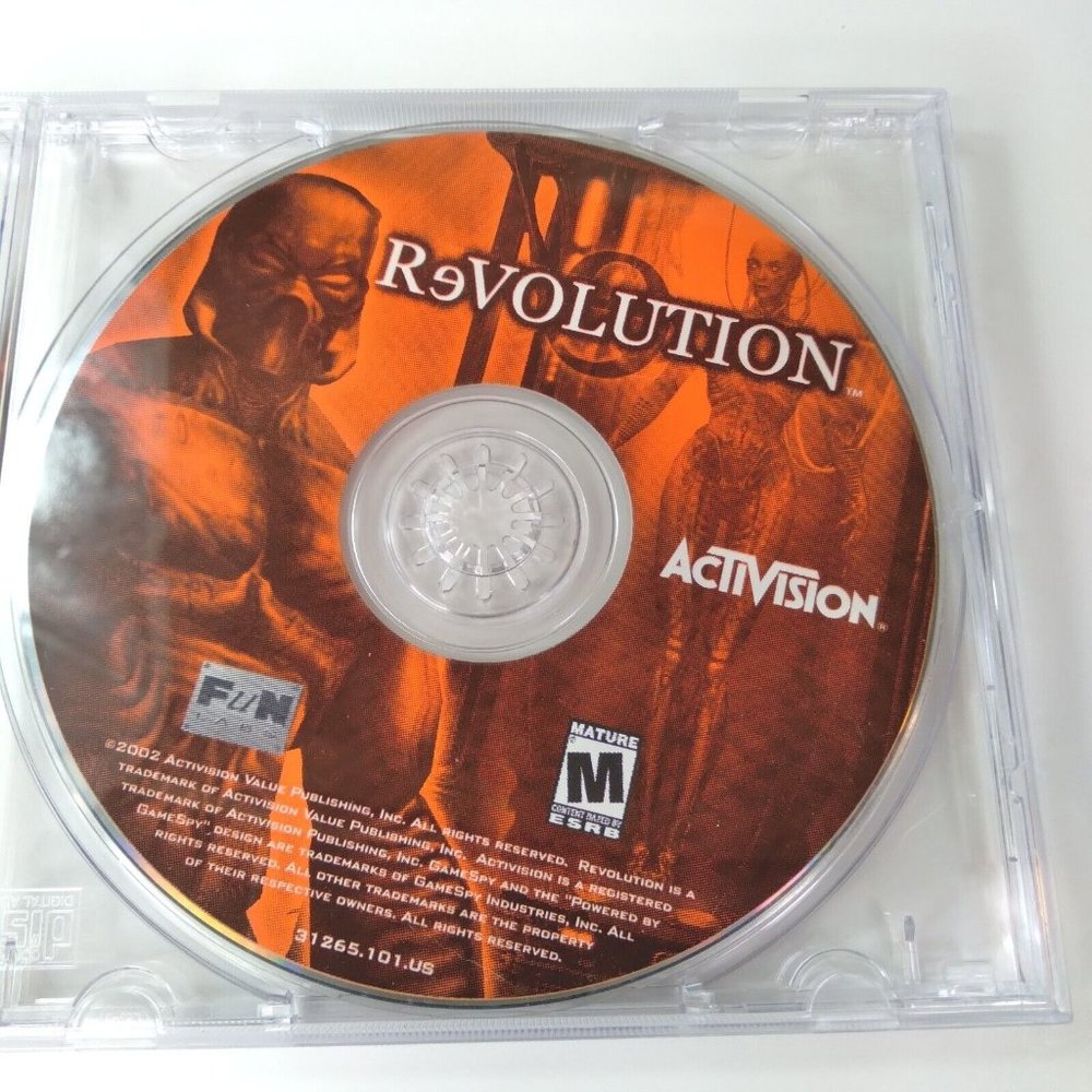 Revolution PC Game AcTiVision in Jewel Case‎ 2002~No manual. Very good co…